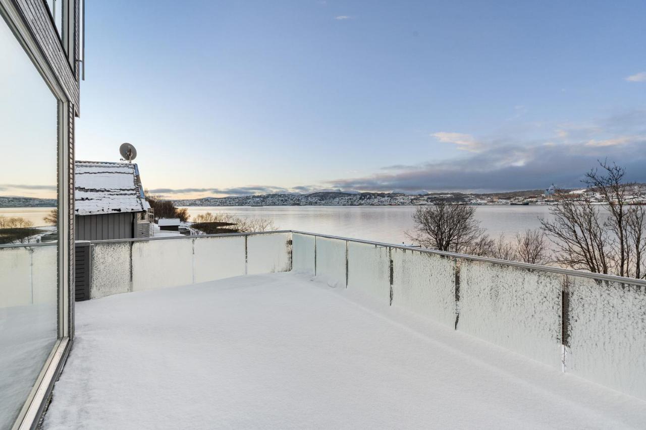 Ferienwohnung Oceanfront Penthouse Duplex Wamazing View! Tromsø Exterior foto